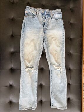 Levi's Light Blue Wedgie Straight Leg Jeans